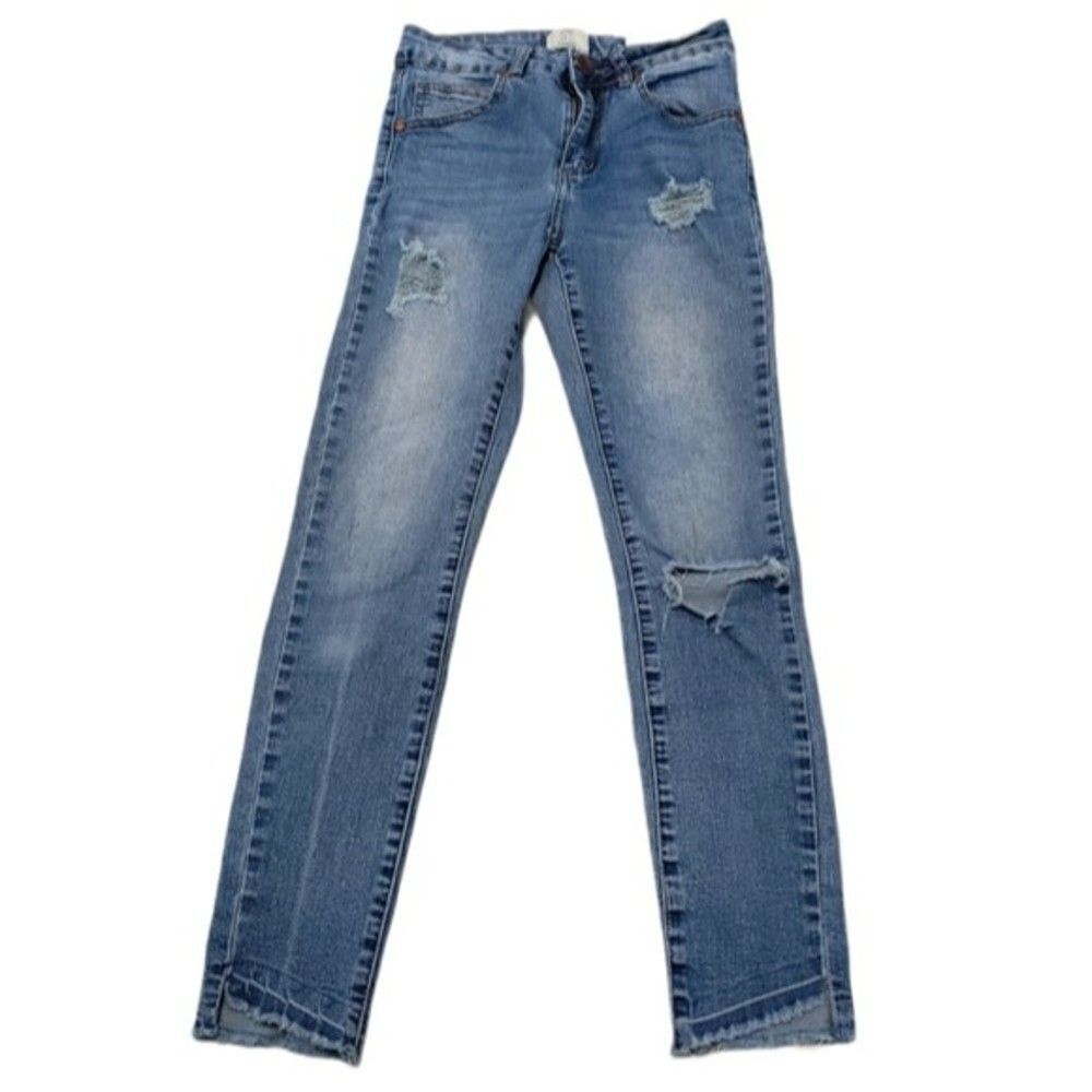 91 Cotton On Jeans Size 4 Mid Grazer Skinny Stretc